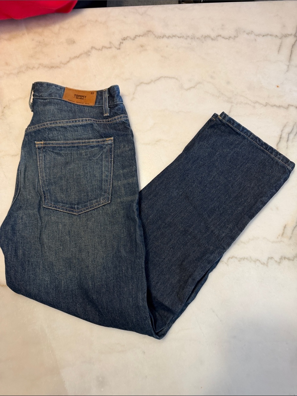 Tommy Hilfiger Blue Straight-Leg Jeans
